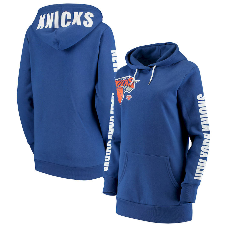 Women New York Knicks G III 4Her by Carl Banks Overtime Pullover Hoodie Blue,We sell and wholesale Women New York Knicks G III 4Her by Carl Banks Overtime Pullover Hoodie Blue on line form chian!